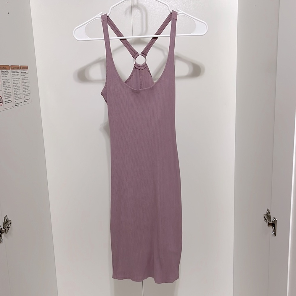 Purple Body Con Dress